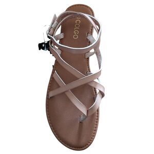 👡 Colgo Women’s Strappy Gladiator Sandals Boho Tan Size 10 New